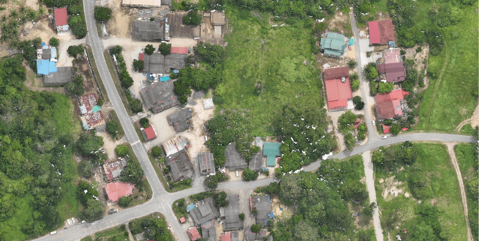 Point cloud background